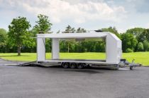 Fahrzeugtransporter mit Kofferaufbau